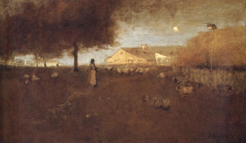 George Inness Old Farm-Montclair oil painting image